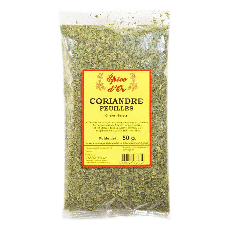 Coriandre Feuilles (Ciselées) 50g x 10 Pack – Coriandre Séchée de Qualité Premium