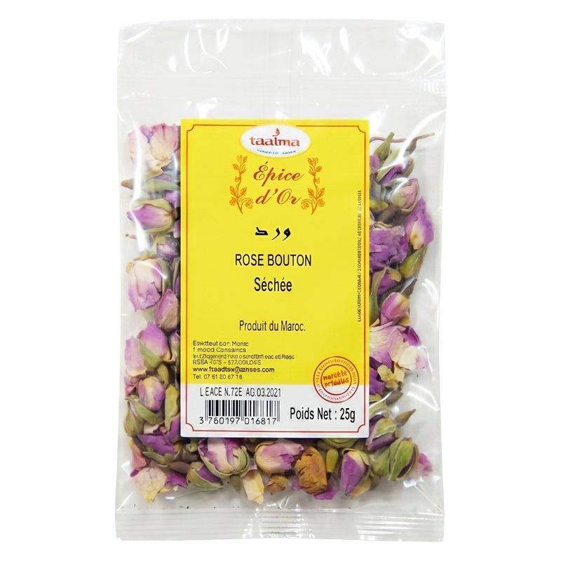 Rose Entière (Boutons de Rose) 25g x 20 Pack – Fleurs Séchées de Qualité Premium