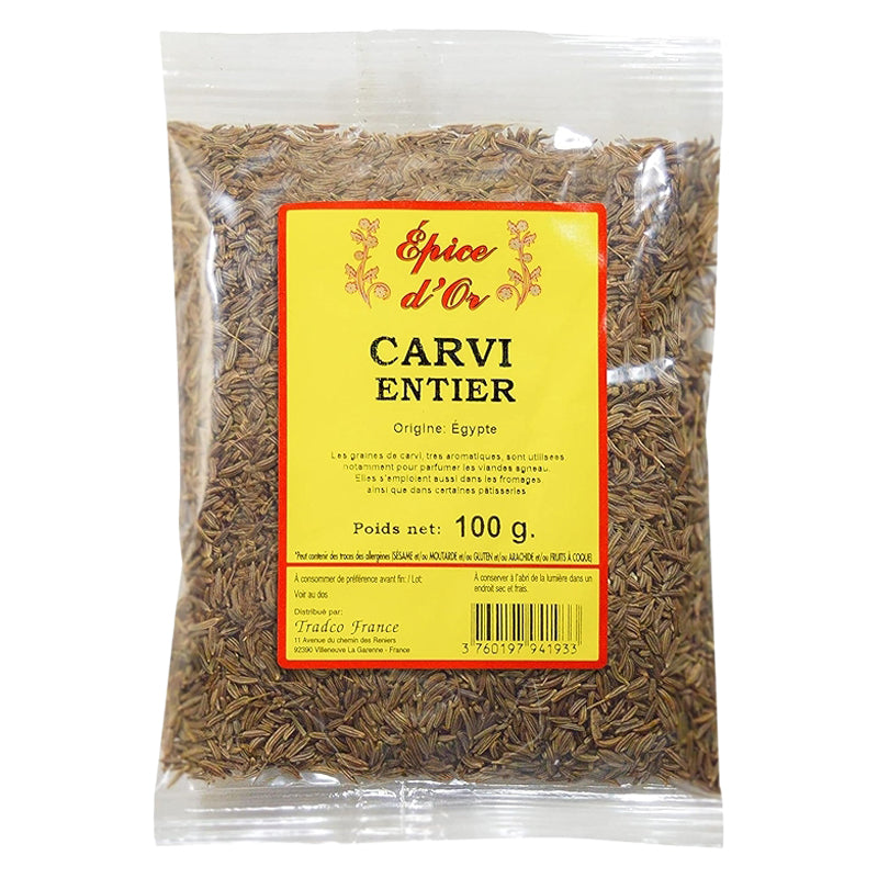 Caraway Seeds (Whole) 100g x 20 Pack – Premium Quality Whole Caraway Spice