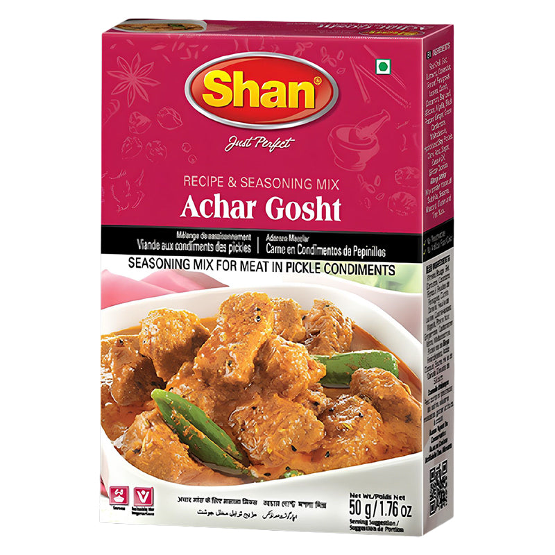 Shan Achar Gosht Masala 100g x 6 Pack – Pickled Meat Spice Mix