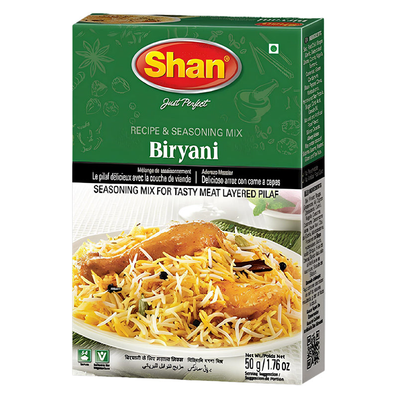 Shan Biryani Masala 100g x 6 Pack – Traditional Spiced Rice Mix