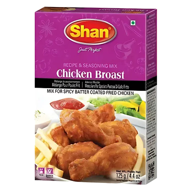 Shan Chicken Broast Masala 125g x 6 Pack – Mélange d'Épices pour Poulet Frit