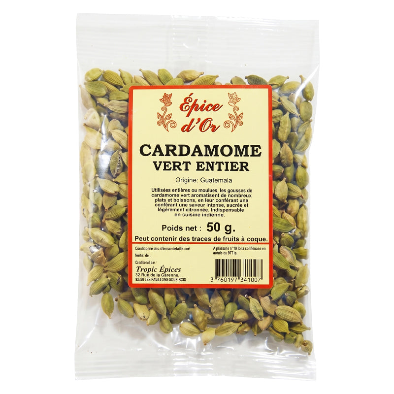 TRS Green Cardamom 50g x 20 Pack – Premium Quality Green Cardamom Pods