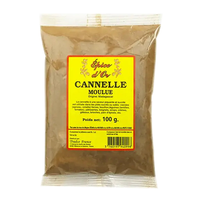 Cannelle en Poudre 100g x 20 Pack – Cannelle Moulue de Haute Qualité en Gros