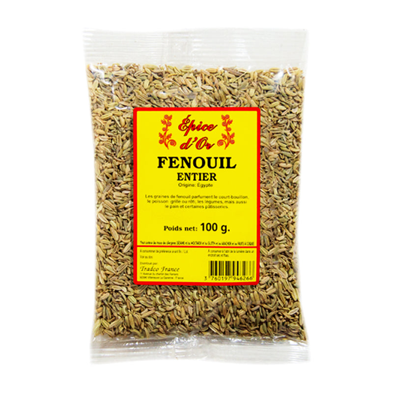 Emami Fenouil Entier (Graines) 100g x 20 Pack – Graines de Fenouil Aromatiques