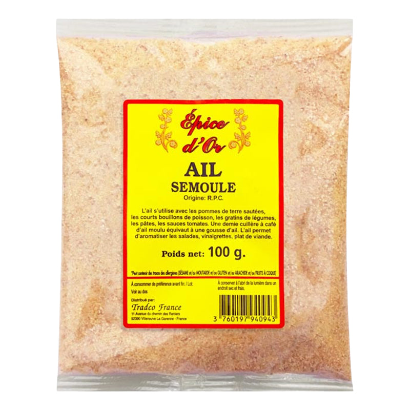 Emami Ail Semoule (Granulés) 100g x 20 Pack – Ail Séché Premium de Qualité Supérieure