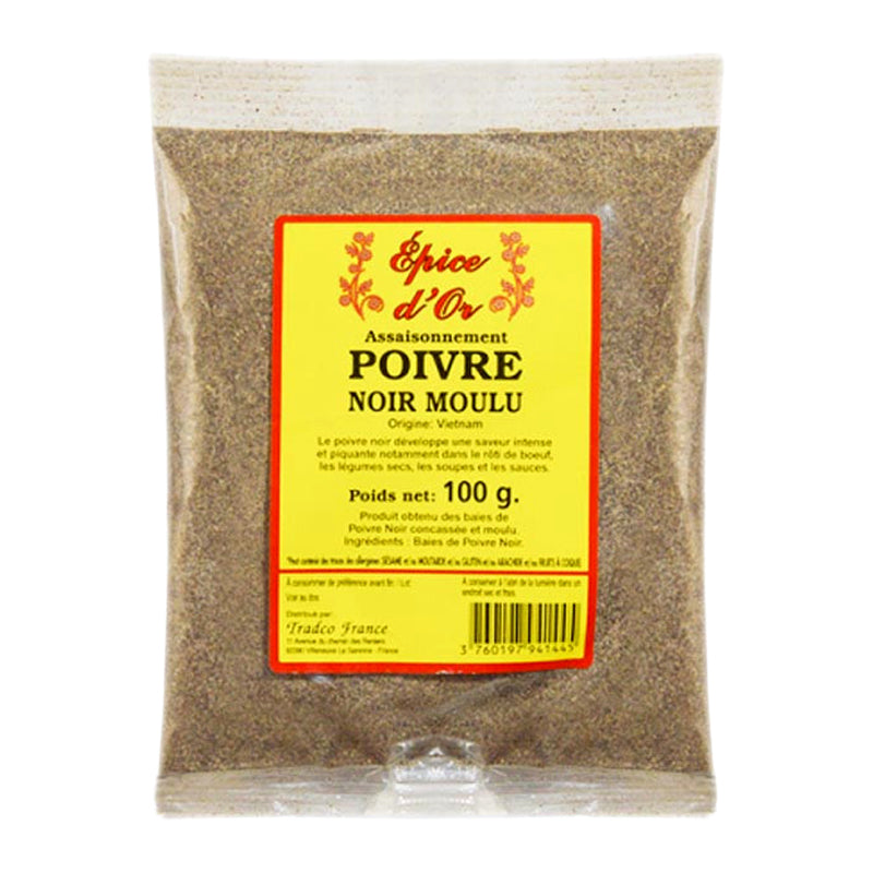 Emami Poivre Blanc Moulu 100g x 20 Pack – Poivre Blanc Fin pour Gastronomie