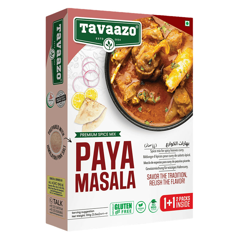 Tavaazo Paya Masala 100g x 6 Pack – Assaisonnement Traditionnel pour Ragoût Paya