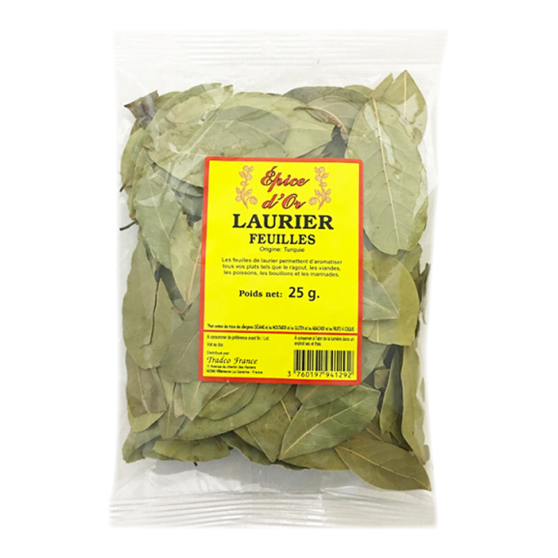 Epice d'Or Laurier Feuilles 25g x 10 Pack – Feuilles de Laurier Séchées Premium