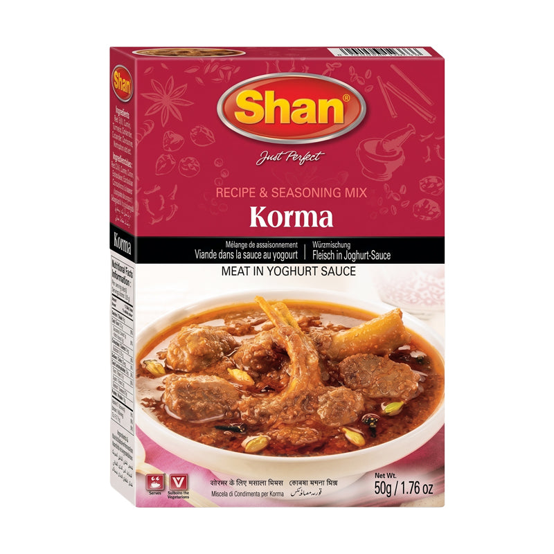 Shan Korma Masala 100g x 6 Pack – Traditional Spice Blend for Korma Curry