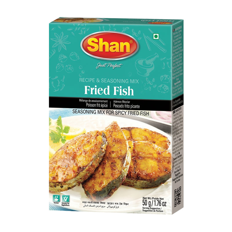 Shan Fried Fish Masala 50g x 6 Pack – Authentic Fried Fish Seasoning