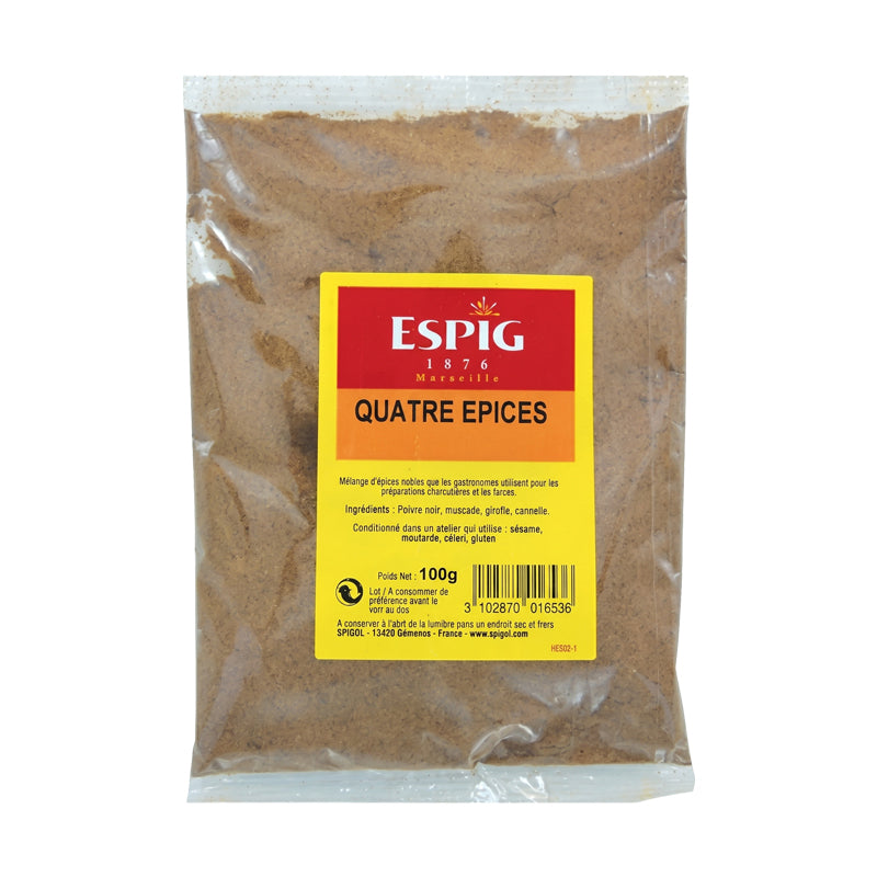 Emami Quatre 4 Épices 100g x 20 Pack – Mélange de Qualité Supérieure en Gros
