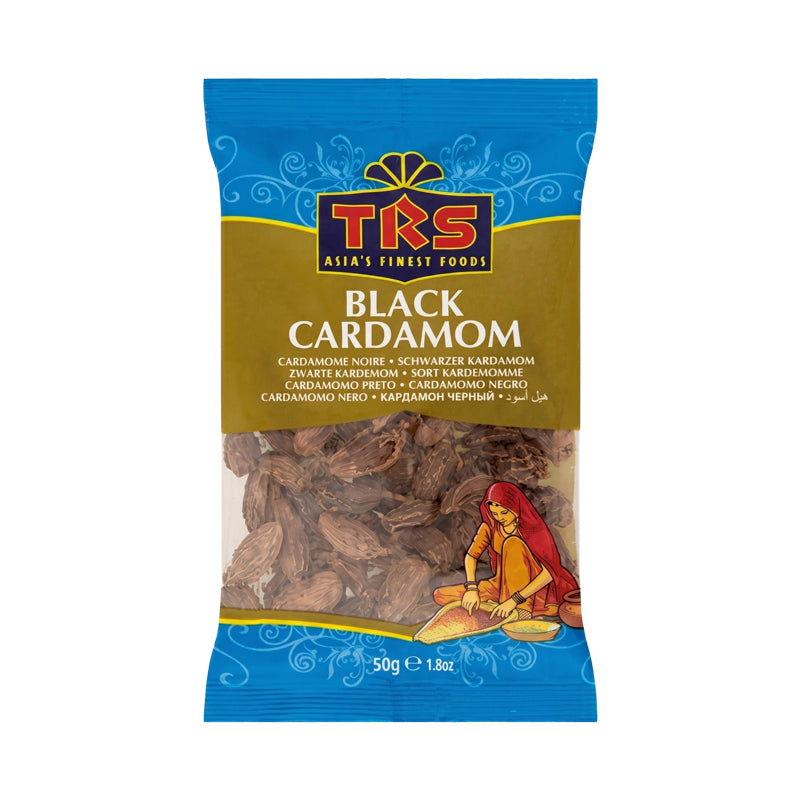 TRS Cardamome Noire 50g x 20 Pack – Épice Cardamome Noire de Qualité Supérieure