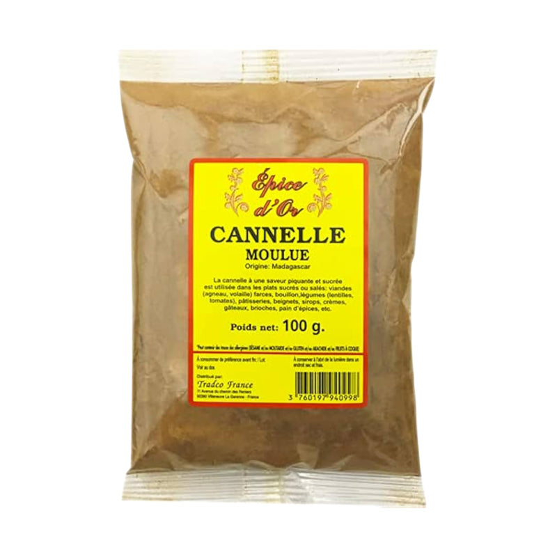 Cannelle Moulue 100g x 20 Pack – Cannelle en Poudre de Qualité Supérieure