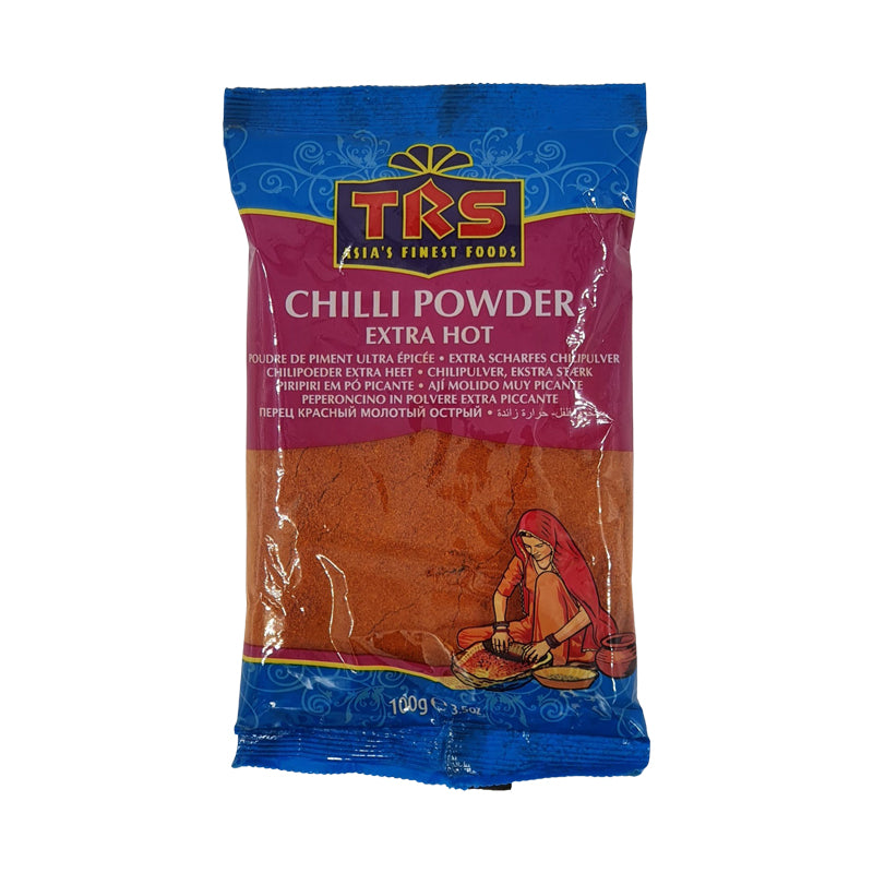 TRS Extra Hot Chilli Powder 100g x 20 Pack – Very Spicy Red Chilli