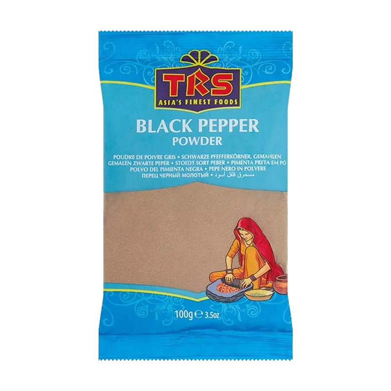 TRS Black Pepper Powder 100g x 20 Pack – Premium Fine Black Pepper