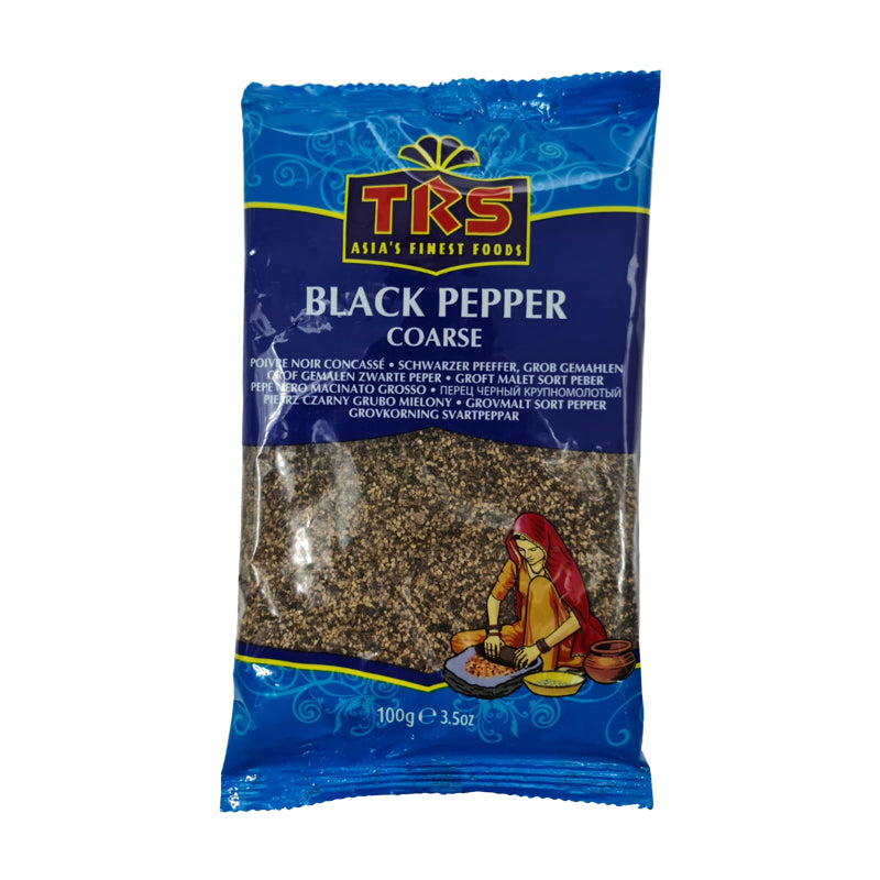 TRS Poivre Concassé 100g x 20 Pack – Poivre Noir Concassé de Qualité Premium