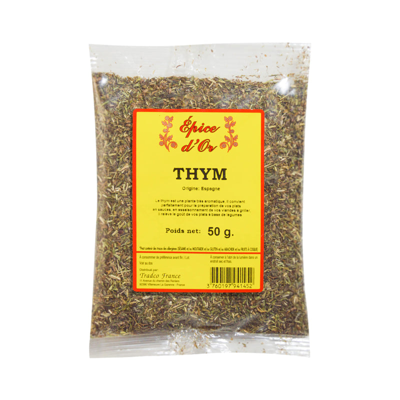 Thym Entier du Maroc 50g x 20 Pack – Herbes Aromatiques Séchées en Gros