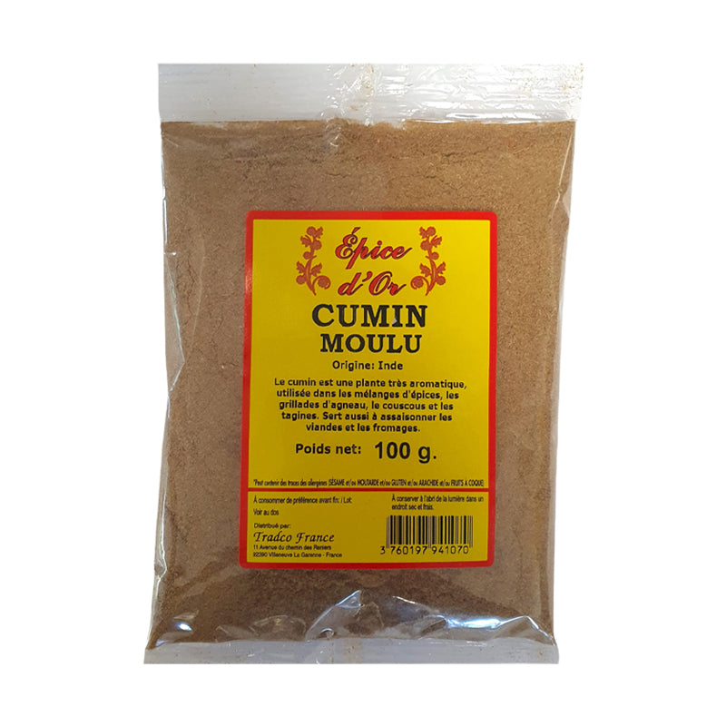 Cumin en Poudre (Moulu) 100g – Épice de Cumin Fine de Qualité Supérieure