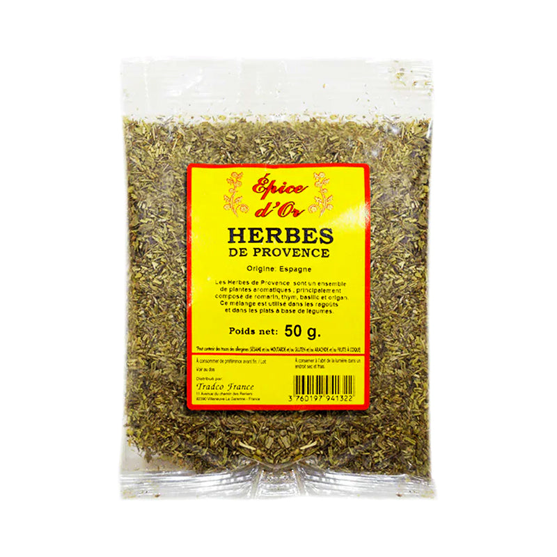 Epice d'Or Herbs of Provence 50g (Pack of 15) – Mediterranean Herb Blend