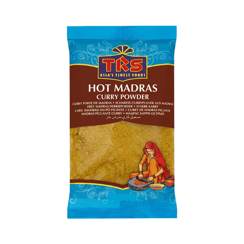 TRS Madras Curry Fort 400g – Poudre de Curry Madras Fort de Haute Qualité
