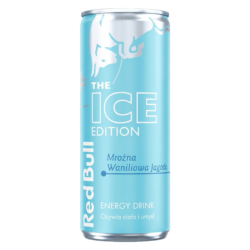 Red Bull Winter Edition Iced Vanilla Berry Energy Drink Pack of 24 x 25CL
