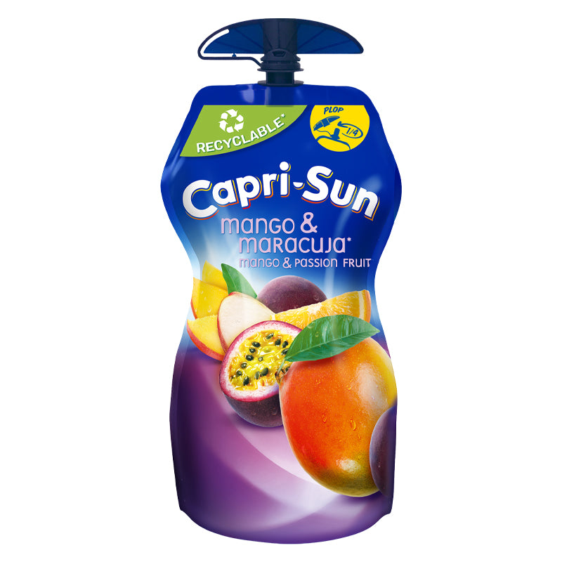Capri Sun Maxi Mango & Passion Fruit Juice Drink 33CL 15 x 33CL Pack