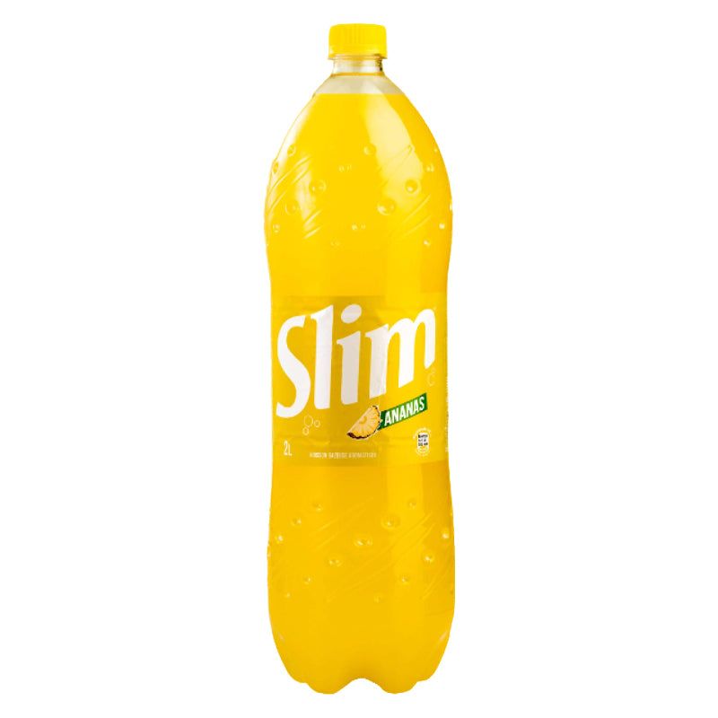Slim Ananas Boisson Gazeuse 2L Pack de 6 x 2L | Boissons Gazeuses