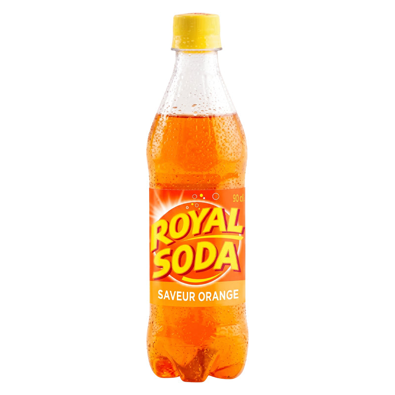 Royal Soda Orange Carbonated Drink 50CL Pack of 8 x 50CL | Carbonated Drinks