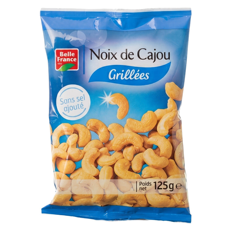 NOIX CAJOU GRILLE SALE 125GR X12 BF – Noix de Cajou Grillées Salées en Carton Grossiste Fruits Secs