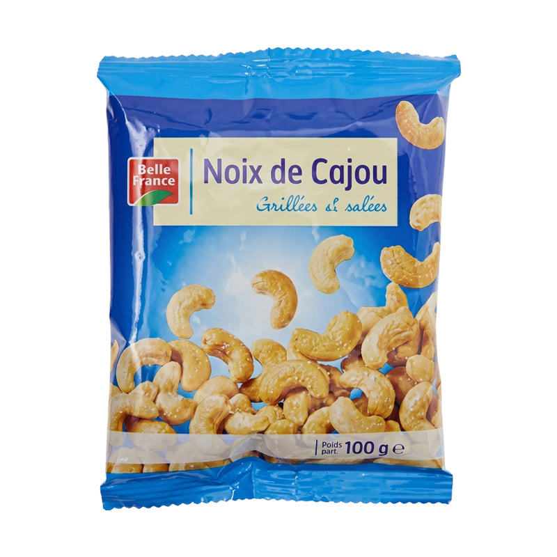 NOIX CAJOU GRILLE SALE 100GR X20 BF – Noix de Cajou Grillées Salées en Carton Grossiste Fruits Secs