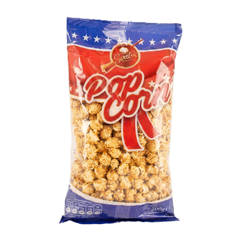 Sachet Popcorn caramel x 18 – Popcorn Saveur Caramel en Carton Grossiste Snack Sucré