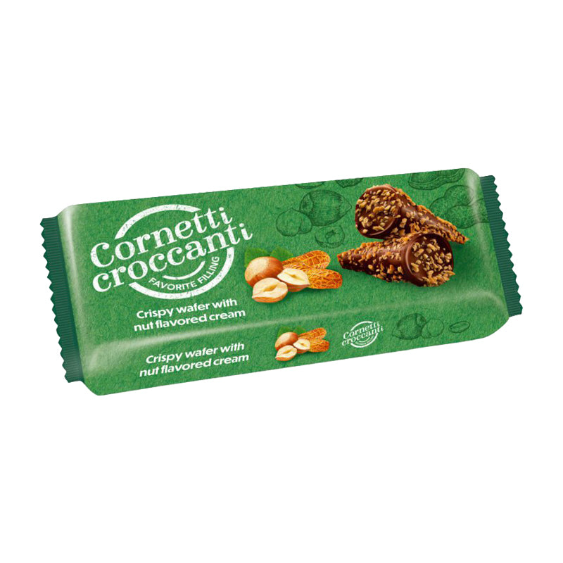 Cornetti Noisettes carton 24 – Croissants Fourrés aux Noisettes en Carton Grossiste Viennoiseries