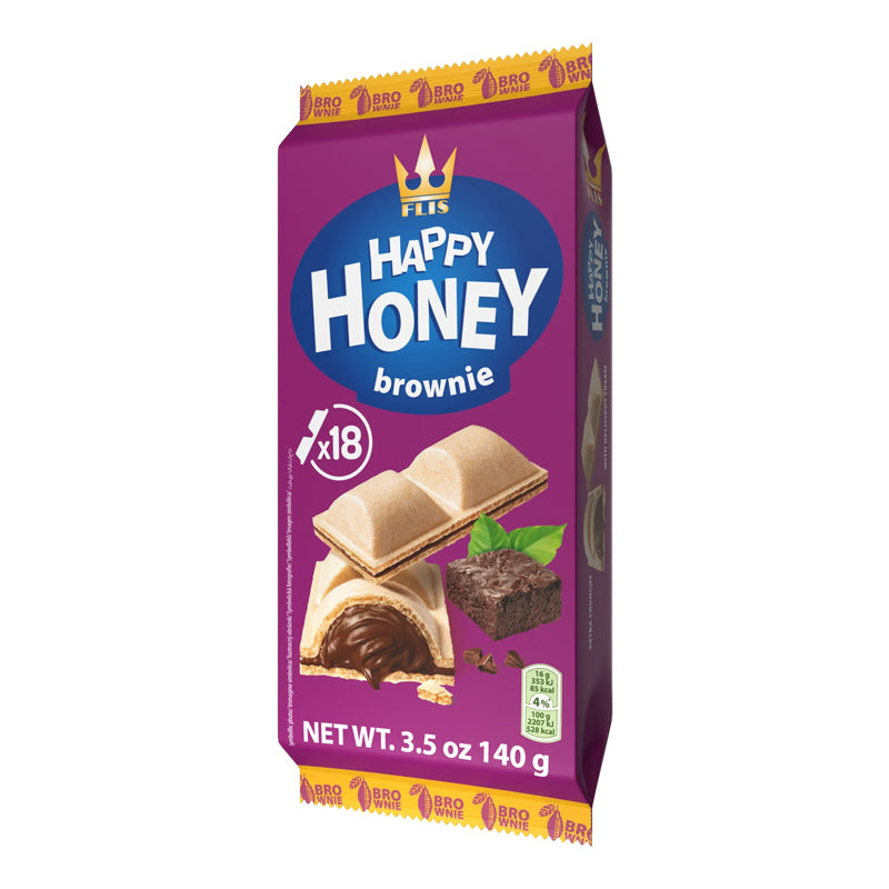 Happy Honey Brownie carton 12 – Gâteaux Saveur Brownie au Miel en Carton Grossiste Pâtisserie
