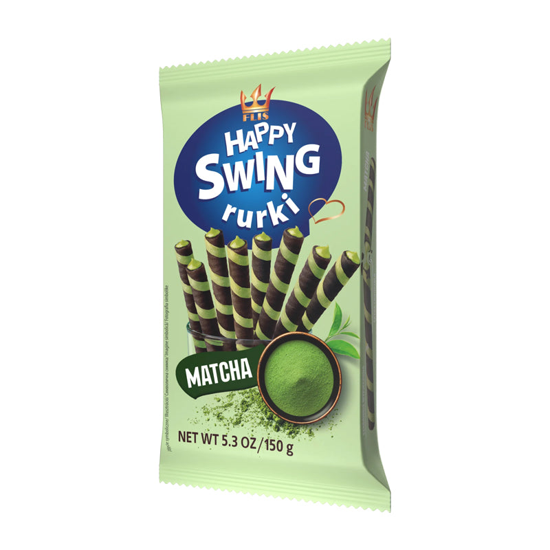 Happy Swing Matcha carton 16 – Snacks Gourmands Saveur Matcha en Carton Grossiste Confiseries