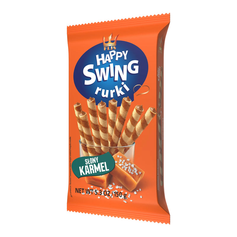 Happy Swing Caramel carton 16 – Snacks Gourmands Saveur Caramel en Carton Grossiste Confiseries