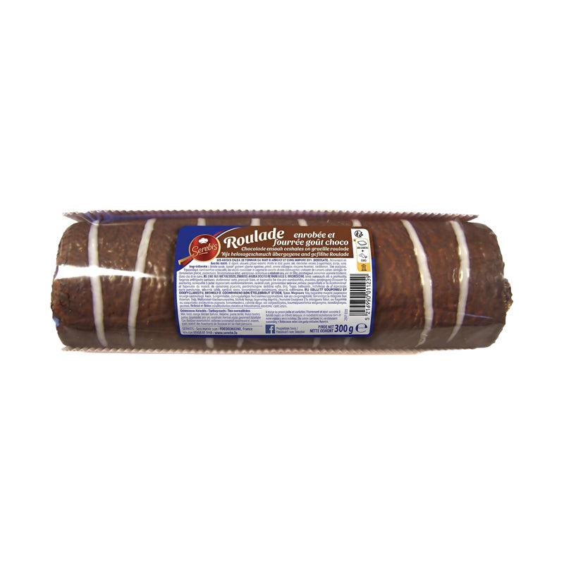 Roulade enrobée & fourrée choco carton 7 – Roulades Enrobées et Fourrées au Chocolat en Carton Grossiste Pâtisserie