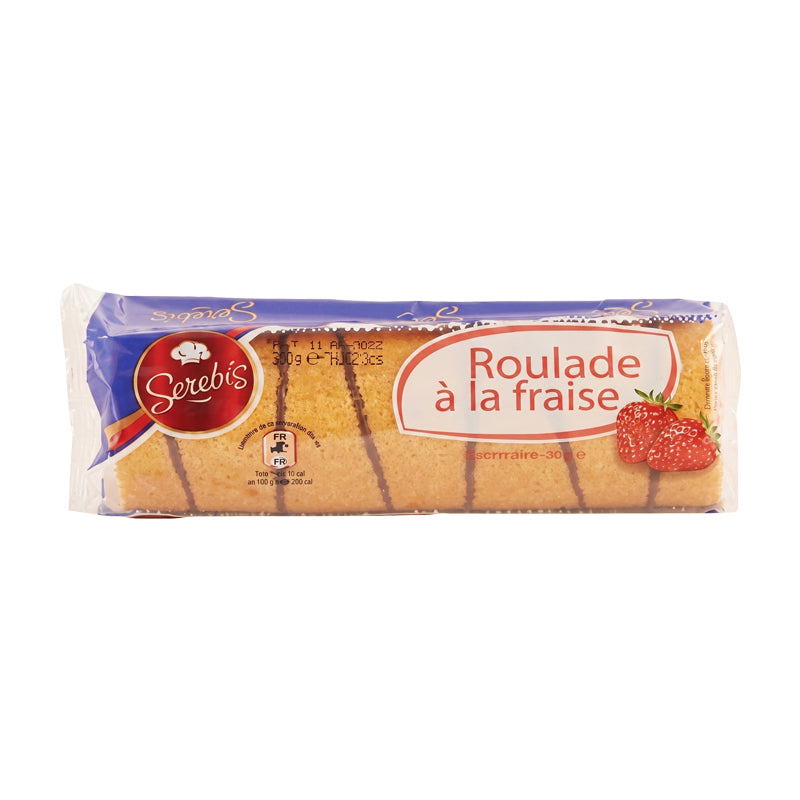 Roulade à la Fraise carton 7 – Roulades Fourrées à la Fraise en Carton Grossiste Pâtisserie