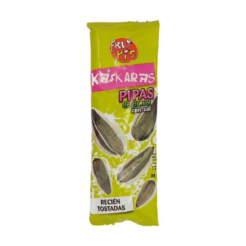 Pipas Sel × 28 pcs — Fruy Pis – Graines de Tournesol Salées en Pack Grossiste Snack Apéritif