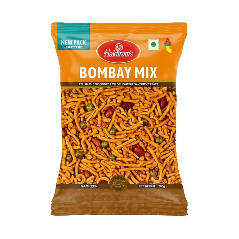 HRS Dakshin Madras Mixture 200g × 10 10 x 200g – Mélange Indien Dakshin Madras Épicé en Carton Grossiste Snack Salé