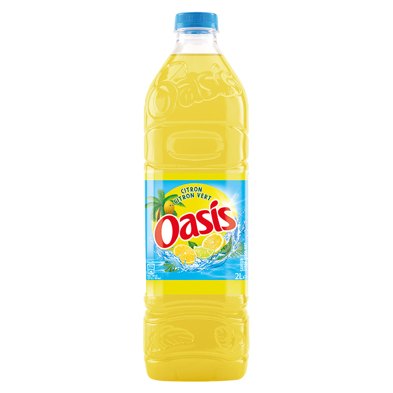 Oasis Citron 2L x 6 – Boisson aux Fruits Saveur Citron en Carton Grossiste Soft Drinks