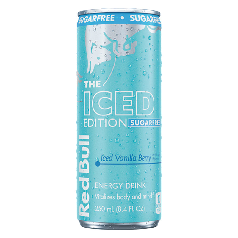 Red Bull Sugar Free Vanille 25cl x 24 – Boisson Énergétique Sans Sucre Saveur Vanille en Carton Grossiste Energy Drinks