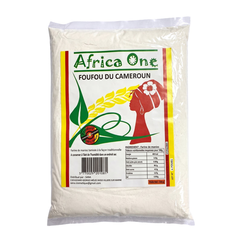 Farine de Manioc 500g x 24 (Lot de 24) – Farine de Manioc de Qualité Supérieure