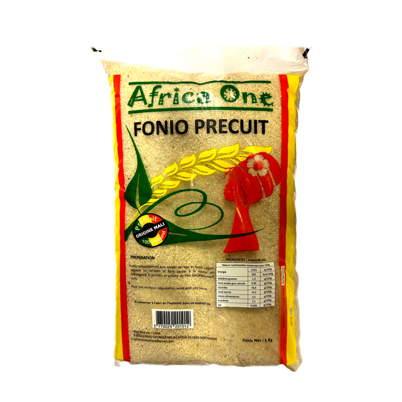 Fonio 1kg x 12 (Lot de 12) – Fonio Authentique d'Afrique