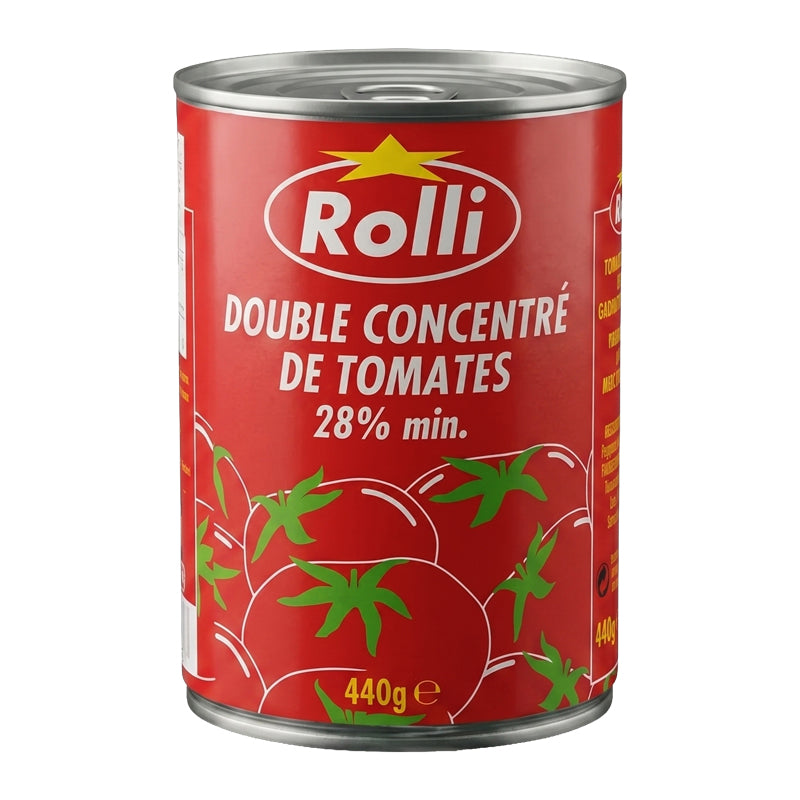 Rolli Concentré de Tomates 440g x 12 (Lot de 12) – Double Concentré de Tomates