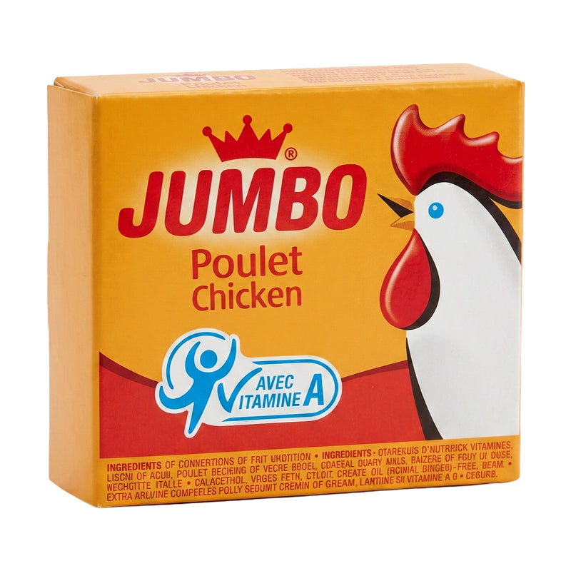 Jumbo Poulet Cube 48 pcs x 24 (Lot de 24) – Cubes de Bouillon Poulet