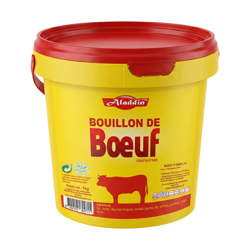 Bouillon Bœuf Poudre 1kg x 6 (Lot de 6) – Bouillon de Bœuf en Poudre
