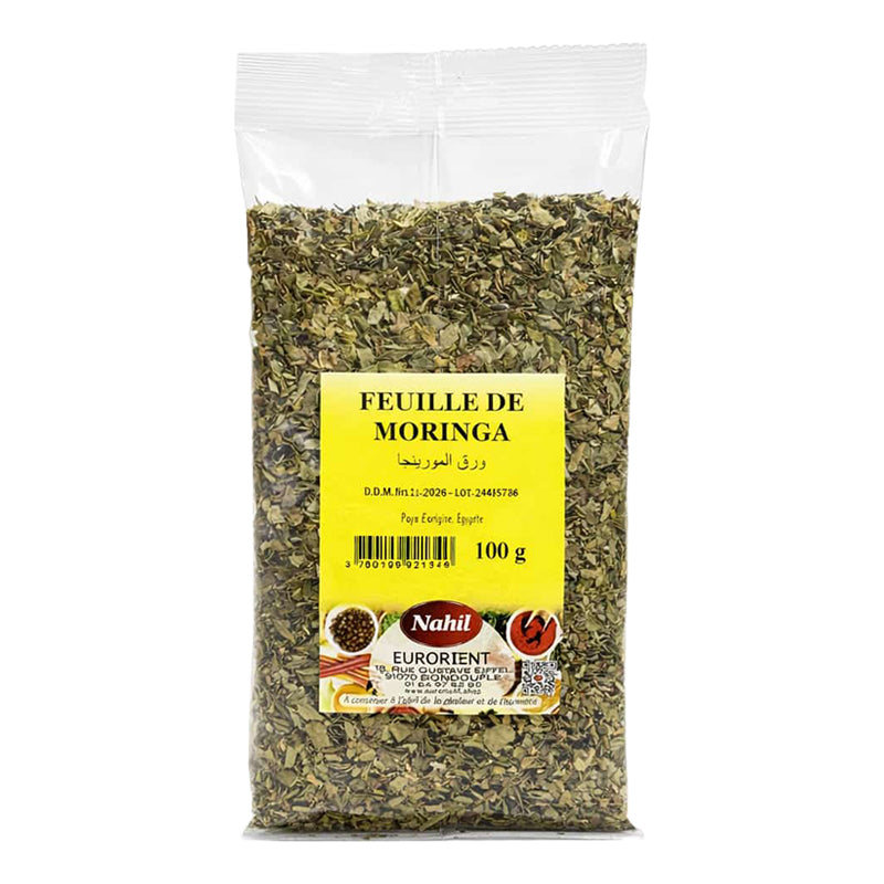 Feuilles de Moringa 100g x 10 (Lot de 10) – Feuilles de Moringa Séchées