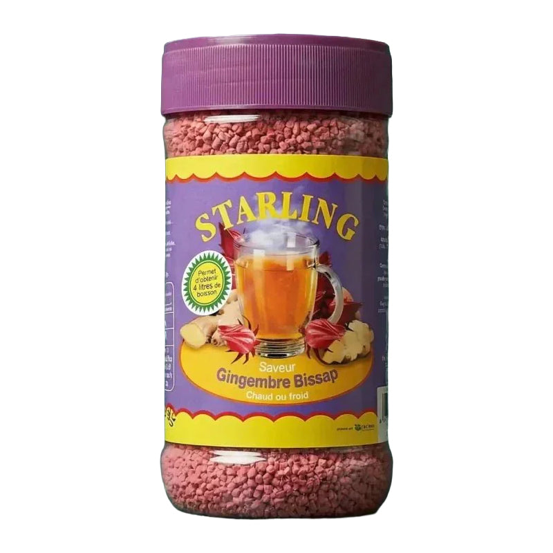 Starling Bissap Gingembre 400g x 12 (Lot de 12) – Boisson Bissap au Gingembre