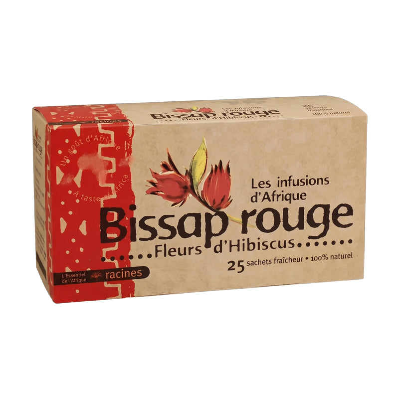 Infusion Racines Bissap 10x25 sachets – Infusion Naturelle au Bissap